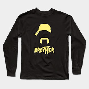 Brother Classic Vector (Yellow) - Hulk Hogan Long Sleeve T-Shirt